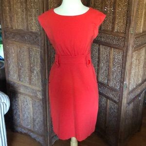 Hot Red tibi dress